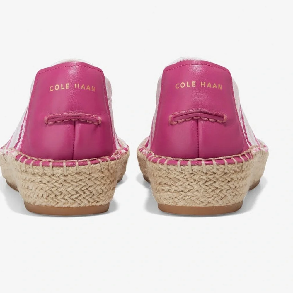 ❤️❤️NWT Cole HAAN Women's Cloudfeel Espadrille❤️❤️pink /white